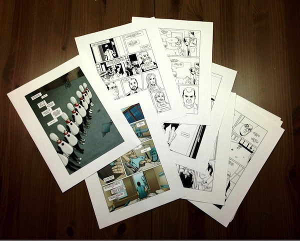 Henchmen Number One is Being Colored - Then Off To The Printer!