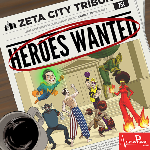 Heroes Wanted - A New Kickstarter Project featuring some familiar faces
