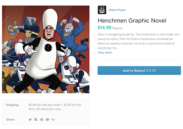 Happy New Year - Get the Henchmen Trade Paperback Now!